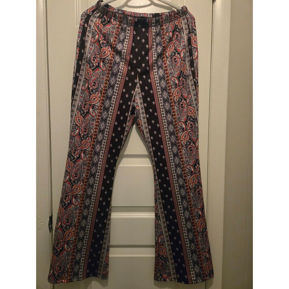 Multi Color Bootcut Pants size L
